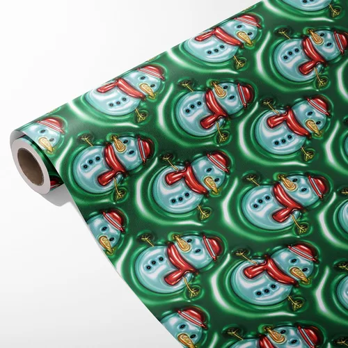 Miniatura 29 de Dtiafu Papel de Regalo Navideño Afroamericano Papel de Regalo Negro de Papá Noel a Granel Diseños Lindos de Navidad para Personas Negras