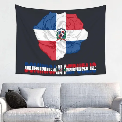 Miniatura 26 de Póster de tapiz con diseño de bandera de las Bahamas de 29 x 37 pulgadas, decoración del hogar, para colgar en la pared, decoración de fondo