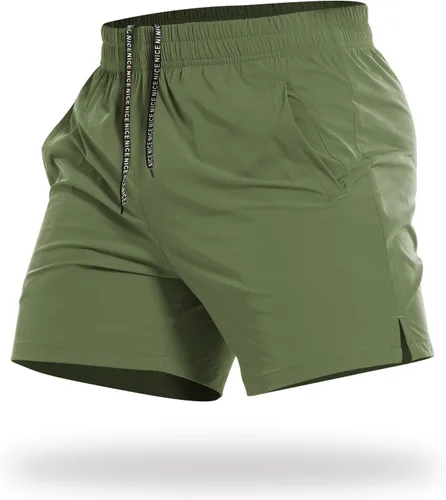 CANGHPGIN Pantalones cortos deportivos de entrenamiento para hombre de 7 pulgadas / 5 pulgadas, de secado rápido, pantalones cortos de correr para