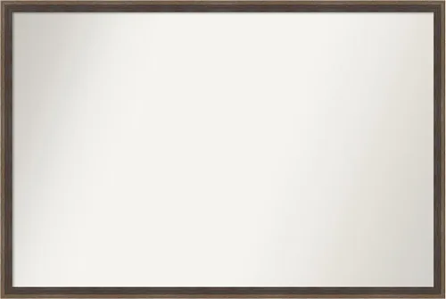 Miniatura 29 de Amanti Art Brown Bathroom Mirror for Over Sink, 23x41 Custom Made Hardwood Wedge Mocha Rectangle Vanity Mirror, Large Modern Wood Frame, Hangs