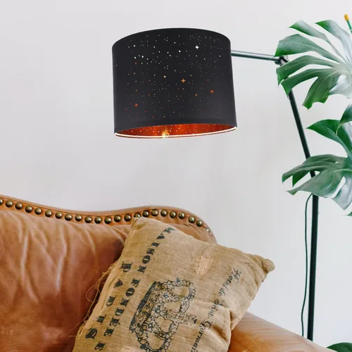 Miniatura 7 de Pantalla de lámpara de mesa, pantalla de repuesto para lámpara de tambor estrellado, pantalla de barril de estrella, clip, cubierta de luz