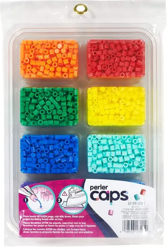 Miniatura 2 de Perler Bandeja de cuentas de tapas de colores primarios, 2000 piezas