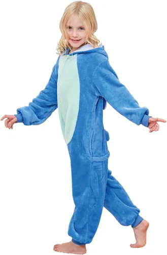 Miniatura 3 de Pijama unisex de una pieza para niños, disfraz de animal para cosplay de Navidad, Halloween