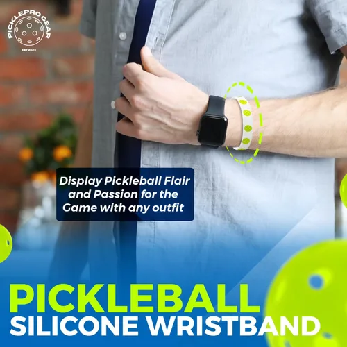 Miniatura 9 de Juego de calcomanías de pickleball – 9 divertidas calcomanías de vinilo + 10 pulseras de primer servidor – Accesorios de pickleball y regalos