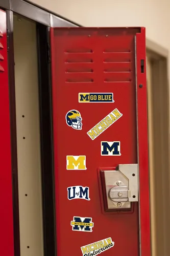 Miniatura 5 de University of Michigan - Paquete variado de 50 calcomanías de vinilo grandes de lujo para laptop, botella de agua, álbumes de recortes, tableta