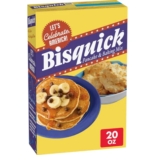 Betty Crocker Bisquick - Mezcla para panqueques y hornear, original, hace alrededor de 30 panqueques, 20 onzas