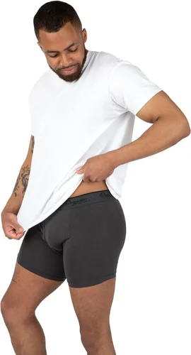 Miniatura 6 de Calzoncillos tipo bóxer para hombre, frescos, suaves, elásticos, éticos, paquete de 3