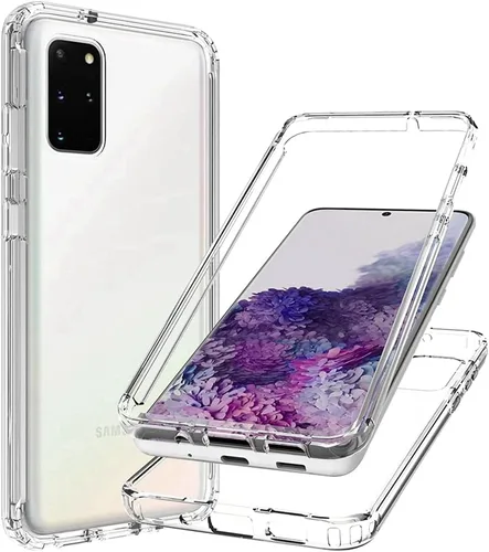 Miniatura 6 de Funda para Galaxy S20 5G de 6.2 pulgadas (no compatible con S20 FE), Samsung S20 para niñas, funda protectora de cuerpo completo transparente a