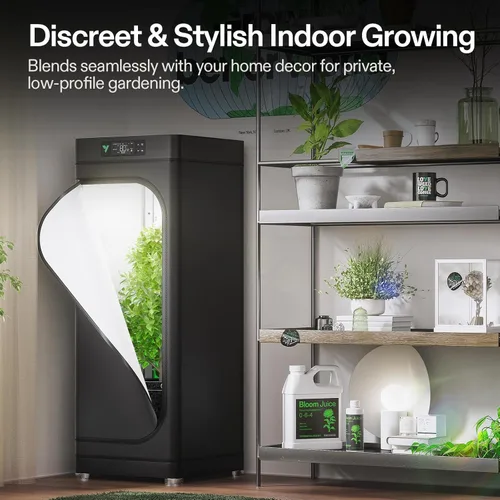 Miniatura 9 de VGrow - Caja de cultivo inteligente todo en uno, sistema profesional con luz de cultivo Samsung LM301H EVO, sistema avanzado de circulación