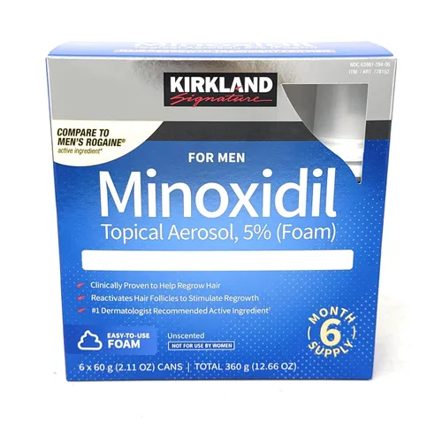 Miniatura 6 de Kirkland Minoxidil Solución Tópica al 5% Tratamiento de Fuerza Extra para el Recrecimiento del Cabello para Hombres Aplicador con Gotero Incluido