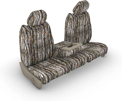 Miniatura 5 de Durafit Seat Covers, F480-CLGC Ford F150-F550 XL y Lariat 40/20/40 Asiento dividido con consola central de apertura en CLG Camo Endura (CLG)