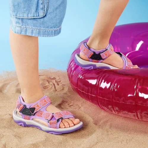 Miniatura 5 de DREAM PAIRS Sandalias de verano para niños, ligeras y ajustables (para niños y niñas, grandes y pequeños).