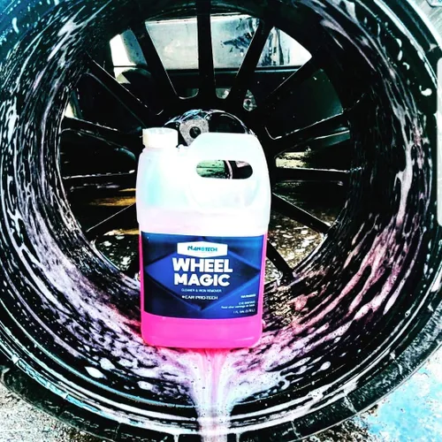 Miniatura 2 de Wheel Magic - Limpiador de manchas de hierro, lluvia industrial, espray removedor de óxido para automóvil, RV, motocicleta, fórmula detallada que