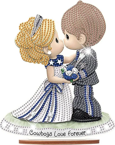 Miniatura 16 de Kits de adornos de escritorio de pintura de diamante para adultos, ángel mamá, sosteniendo bebé, arte de diamante por números, decoraciones