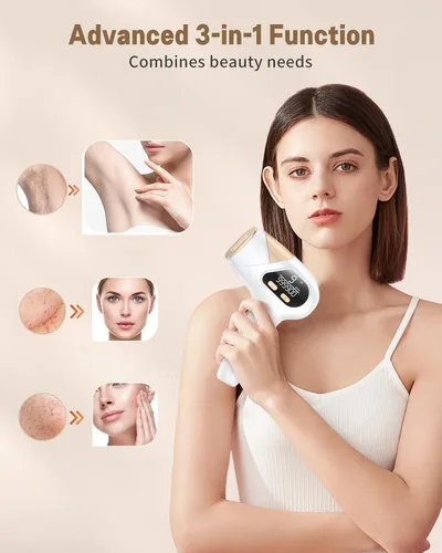 Miniatura 5 de Depilación IPL, depilación láser para mujeres y hombres, depiladora segura en casa, dispositivo de depilación para axilas, espalda, piernas, brazos