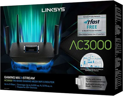 Miniatura 7 de Linksys Router Mesh Wifi 5, doble banda, cobertura de 1200 pies cuadrados, admite WiFi de invitados, control parental, más de 12 dispositivos