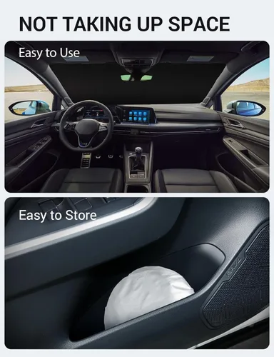 Miniatura 100 de Proadsy Parasol plegable para parabrisas delantero 2026, ajuste personalizado, accesorios para CRV SUV LX EX EX-L EX-L Navi Touring 2017-2022