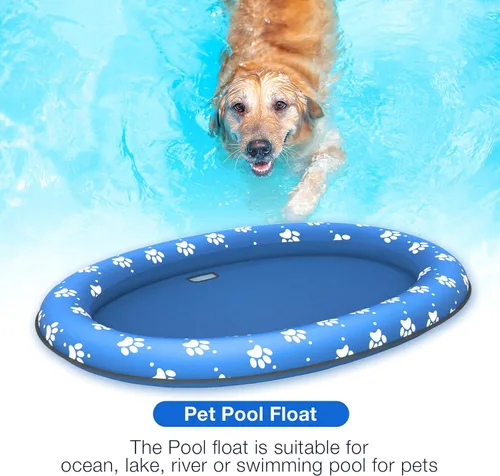 Miniatura 4 de Pet Soft Balsa flotante para perros – Flotador inflable de natación para perros para el verano (patas)