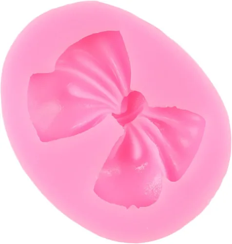 Miniatura 6 de Molde para fondant con moño, pajarita, molde de silicona para pastel de azúcar y dulces, moldes para manualidades para decoración de pasteles