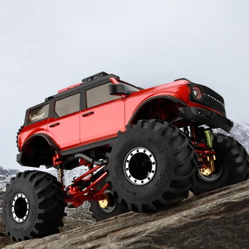 Miniatura 6 de GLOBACT Neumáticos de aluminio Monster Truck RC de 2.677 x 1.299 in para 1/24 AXIAL SCX24 FMS FCX24 RC Crawler Accesorios de actualización de coche