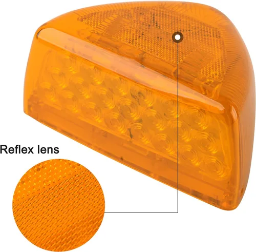 Miniatura 4 de 2 piezas para luces intermitentes de faro ámbar LED Peterbilt, luces de circulación selladas de 31 LED, reemplazo para luces intermitentes de faro