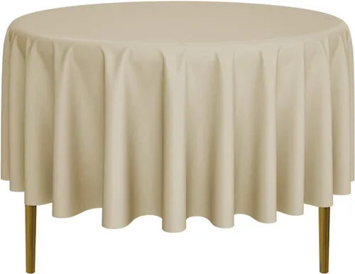 Miniatura 42 de Lann's Linens - 10 manteles redondos de tela de poliéster para bodas/banquetes/restaurantes (varios colores y tamaños)