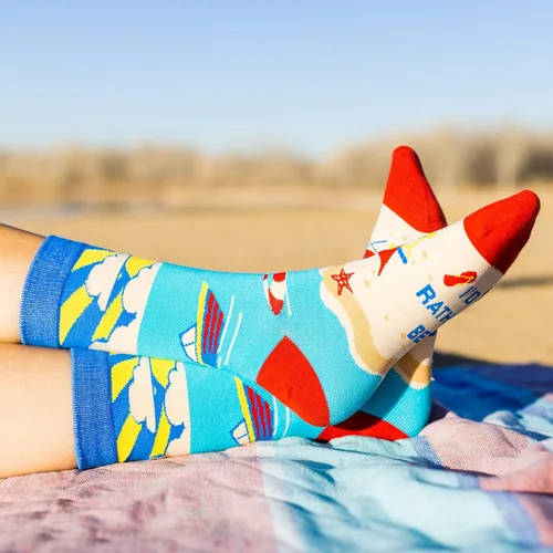 Miniatura 6 de I'd Rather Be - Calcetines divertidos para hombres y mujeres, regalos para golf, caza, camping, senderismo, esquí, lectura, deportes y mucho más