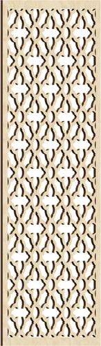 Miniatura 38 de Madison Paneles de pared decorativos de madera con calado, 9 3/8 pulgadas de ancho x 24 3/8 pulgadas de alto x 3/8 de alto, roble rojo rojo (Red Oak)