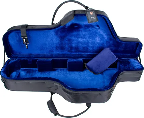 Miniatura 3 de Protec Saxofón barítono (se adapta a baja A y Bb) Estuche PRO PAC contorneado, modelo PB311CT