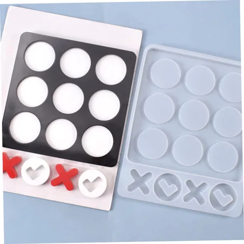 Miniatura 4 de Game Night Essential: molde manual de silicona blanco seguro para niños y niñas