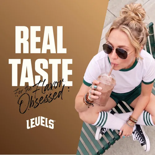 Miniatura 4 de Levels - Proteína de suero alimentada con pasto en polvo, sin artificiales, 24G de proteína, capuchino, 5 libras