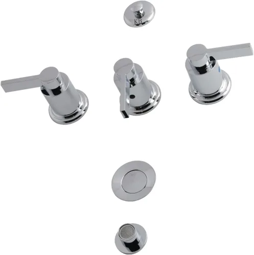 Kingston Brass KB6321NDL NuvoFusion - Grifo para bidé, cromo pulido