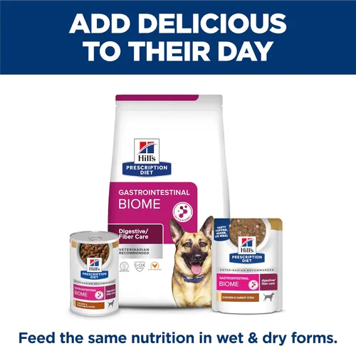 Miniatura 10 de Hill's Prescription Diet Gastrointestinal Biome Alimento seco para perros, dieta veterinaria, bolsa de 27.5 libras