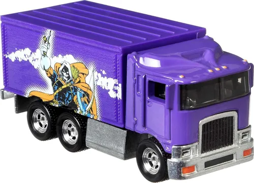 Miniatura 3 de Hot Wheels Pop Culture Hi-Way Hauler - Vehículo a escala 1:64 para niños de 3 años en adelante y coleccionistas de autos de juguete clásicos