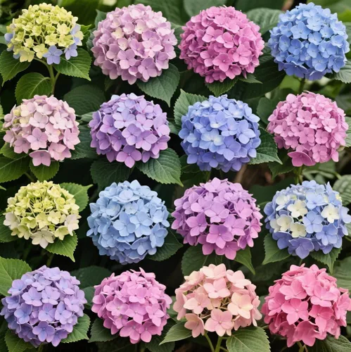 Más de 100 semillas de hortensias mixtas para plantar Macrophylla Bola de nieve gigante Bonsái Hortensia Arbusto de rápido crecimiento