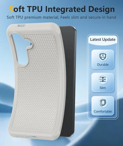 Miniatura 745 de FNTCASE Funda para iPhone 17 Pro: Fundas delgadas translúcidas de color azul claro compatibles con MagSafe, protección completa de la cámara