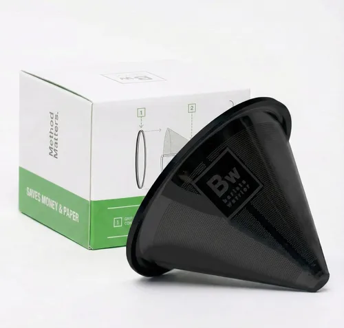 Barista Warrior Filtros para verter – Compatible con Chemex, Hario V60 y cafeteras populares – Acero inoxidable reutilizable – Los mejores