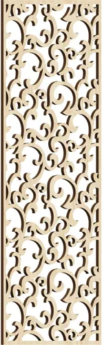 Miniatura 109 de Wheatland Paneles de pared decorativos de madera con calado, 9 3/8 pulgadas de ancho x 24 3/8 pulgadas de alto x 1/4 de alto, nogal