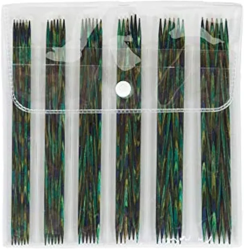 Miniatura 3 de Knit Picks Juego de agujas de tejer de madera de doble punta (Caspian 4")