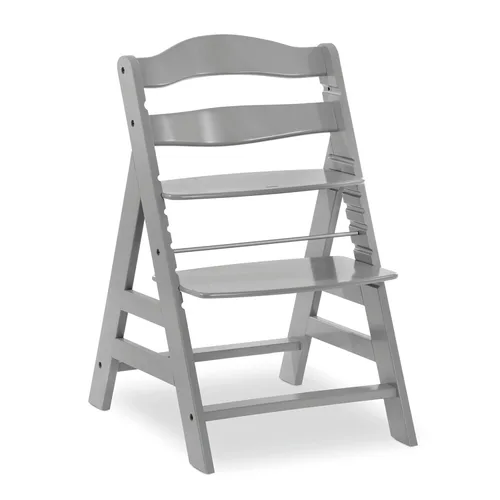 Miniatura 9 de hauck Alpha+ Grow Along - Trona elevada de madera de haya maciza con asiento ajustable, arnés de seguridad de 5 puntos y barra de parachoques