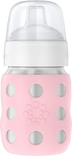 Miniatura 19 de Lifefactory Biberón de cuello ancho aislado al vacío de acero inoxidable de 8 onzas con pezón para sorber, melón, LS2251WCA4 Cantaloupe