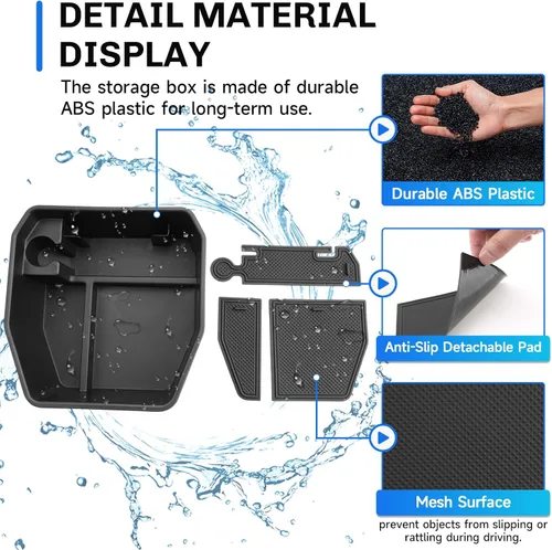 Miniatura 5 de SXCY Organizador de consola central Land Rover Defender 2025 2026 [consola sin nevera solamente] para Land Rover Defender 2020-2025 2026 2026 90 110