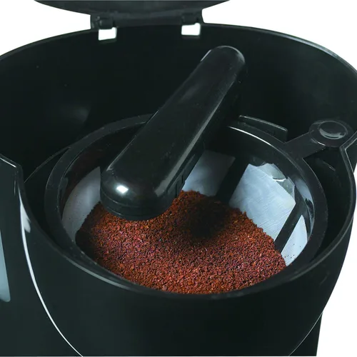 Miniatura 3 de Salton Mini cafetera compacta de goteo de 1 taza con filtro de malla reutilizable para granos de café, se adapta a una variedad de tamaños de taza