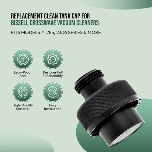 Miniatura 2 de Tapa de tanque limpia de repuesto para Bissell CrossWave 1785 2306 3888A Series y más Bissell CrossWave Clean Tank Cap OEM # 1608691