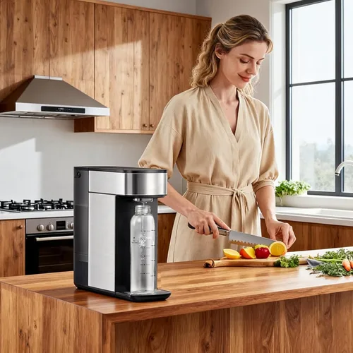 Miniatura 6 de Botellas de vidrio para jugo con tapas, botellas de agua de vidrio reutilizables de 25 onzas con tapas de acero inoxidable, paquete de 6, sin BPA, a