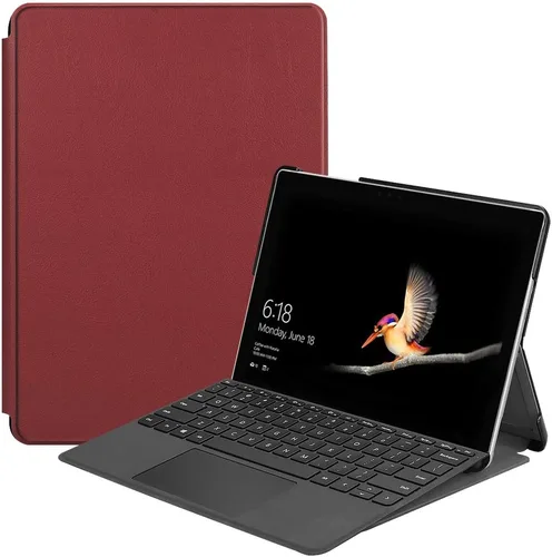 Miniatura 14 de Gylint Funda para Surface Go 4 2023 /Go 3 2021 /Go 2 2020 /Surface Go 2018, funda inteligente de piel delgada con soporte para lápiz para Microsoft