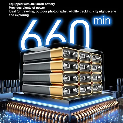 Miniatura 3 de Cámaras digitales de 5K 50MP para fotografía, cámara de videoblogs de enfoque automático para YouTube con tarjeta TF de 64 GB y baterías, 4800 mAh