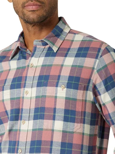 Miniatura 3 de Wrangler Authentics Camisa tejida de franela Cloud para hombre