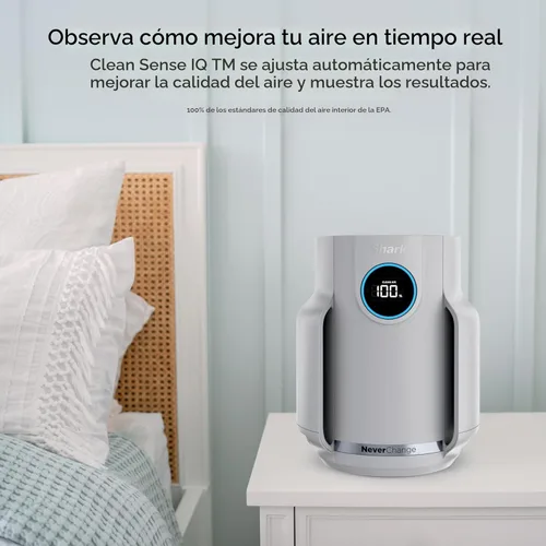 Miniatura 2 de Purificador de aire Shark para el hogar, NeverChange Compact Pro, para dormitorio, habitación infantil, oficina en casa, dormitorio universitario
