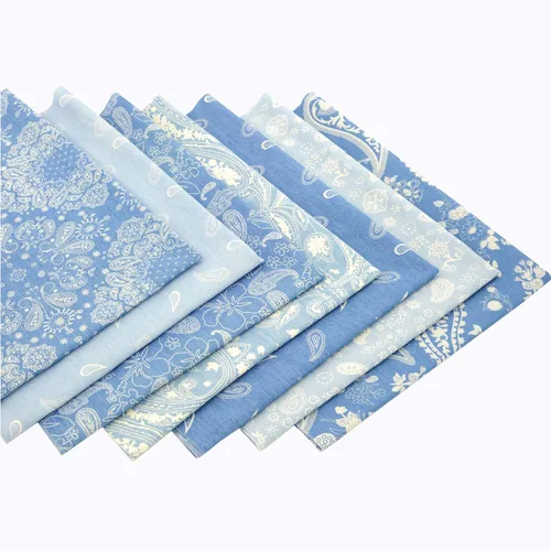 Paquete de tela gruesa precortada a cuadros, algodón y mezclilla, surtido suave de tela para manualidades, para costura, manualidades, sabor rosa